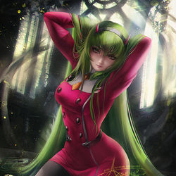 This is a pixiv picture whose title is C.C. 002.