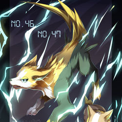 This is a pixiv picture whose title is No.46 & No.47.