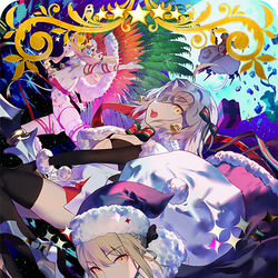 This is a pixiv picture whose title is "クリスマスの軌跡".