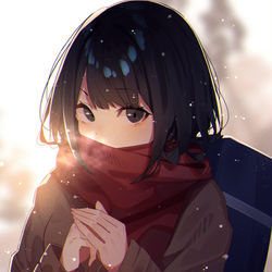 This is a pixiv picture whose title is さむい。.