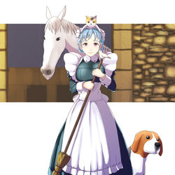 This is a pixiv picture whose title is メイド風花雪月２.