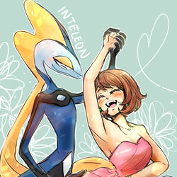 This is a pixiv picture whose title is With Love, Intelleon.
