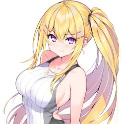 This is a pixiv picture whose title is 競泳水着牡丹さん.