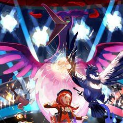 This is a pixiv picture whose title is 剣盾.