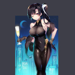 This is a pixiv picture whose title is パーティドレ生徒会長.