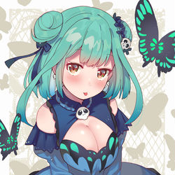 This is a pixiv picture whose title is 潤羽るしあ３D.