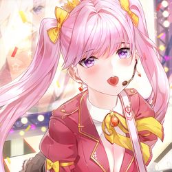 This is a pixiv picture whose title is 🤭.