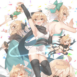 This is a pixiv picture whose title is 沖田さん大集合！.