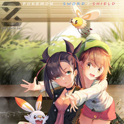 This is a pixiv picture whose title is 温泉中的宝可梦们.