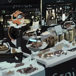 This is a pixiv picture whose title is 练习.