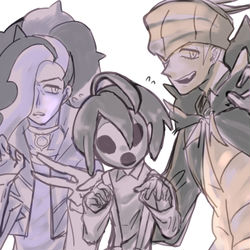 This is a pixiv picture whose title is ポケ絵2.