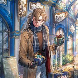 This is a pixiv picture whose title is 🎁.