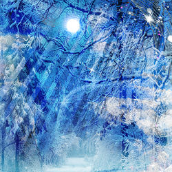 This is a pixiv picture whose title is 真冬の帰り道.