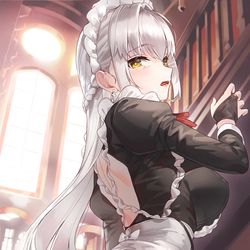 This is a pixiv picture whose title is 😟.