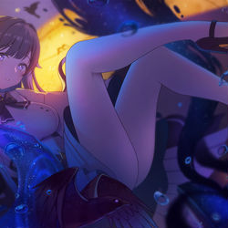 This is a pixiv picture whose title is Kafka.