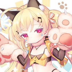 This is a pixiv picture whose title is にゃん….