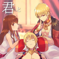 This is a pixiv picture whose title is 【12/29 新刊】君と歩む声.