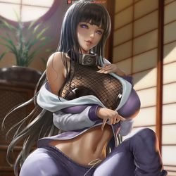 This is a pixiv picture whose title is [NARUTO]HINATA_Preview.