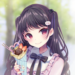 This is a pixiv picture whose title is 僕の彼女.