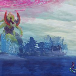 This is a pixiv picture whose title is 孤竜落日のダイマックス.