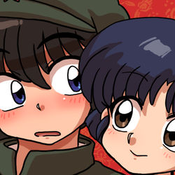 This is a pixiv picture whose title is 久しぶりの手描きらんMAD.