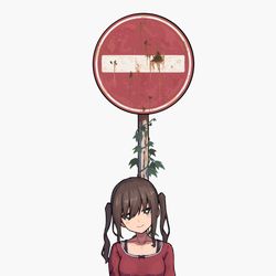 This is a pixiv picture whose title is ⛔.