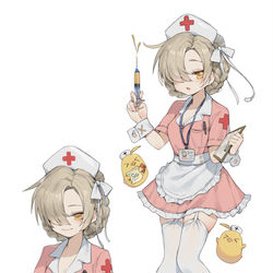 This is a pixiv picture whose title is ご主人様、💉注射の時間です。.