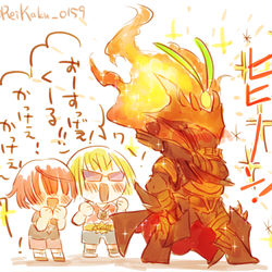 This is a pixiv picture whose title is アシュヴァッターマンと金時と小太郎とヒーローごっこ.