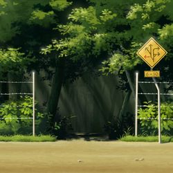 This is a pixiv picture whose title is 杜の門.