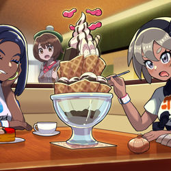 This is a pixiv picture whose title is スイーツ大好きサイトウさん.