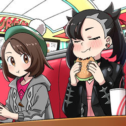 This is a pixiv picture whose title is ユウリ&マリィ.