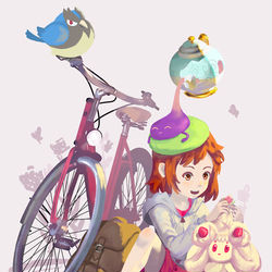 This is a pixiv picture whose title is Alcreamie.