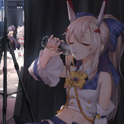 This is a pixiv picture whose title is 綾波.
