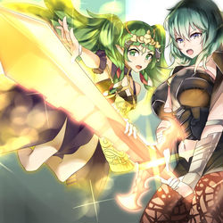 This is a pixiv picture whose title is いつもおぬしと共にあろう.