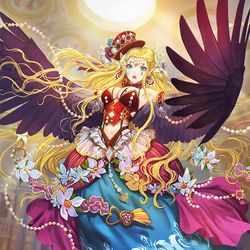 This is a pixiv picture whose title is 注目歌星.