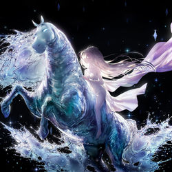 This is a pixiv picture whose title is Into the Unknown.