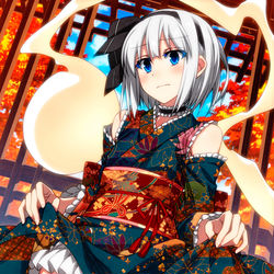 This is a pixiv picture whose title is 着物妖夢ちゃん！.
