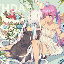 This is a pixiv picture whose title is お誕生日おめでとう ！！！🎂🥳.