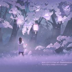 This is a pixiv picture whose title is 有时孤独，时常想你.