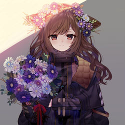 This is a pixiv picture whose title is 葬花.