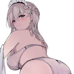 This is a pixiv picture whose title is Belfast *NSFW*.