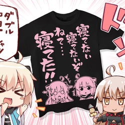 This is a pixiv picture whose title is ダブル沖田さんTシャツ.