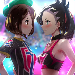 This is a pixiv picture whose title is ユウリ＆マリィ.