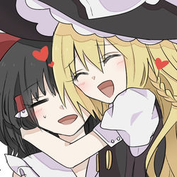 This is a pixiv picture whose title is レイマリまとめー！.