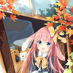 This is a pixiv picture whose title is うさみみ.