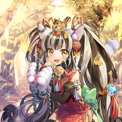 This is a pixiv picture whose title is [お仕事]金葉猛虎ヘイカン.