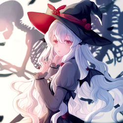 This is a pixiv picture whose title is 魔女.