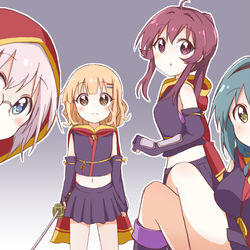 This is a pixiv picture whose title is 生徒会スパ.