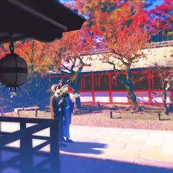 This is a pixiv picture whose title is デート日和.