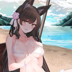 This is a pixiv picture whose title is 愛宕.